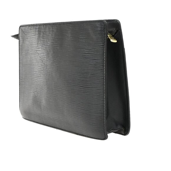 LOUIS VUITTON LV Pochette Homme Clutch Hand Bag Epi Leather Black M52522 02EE938 - Picture 4 of 15